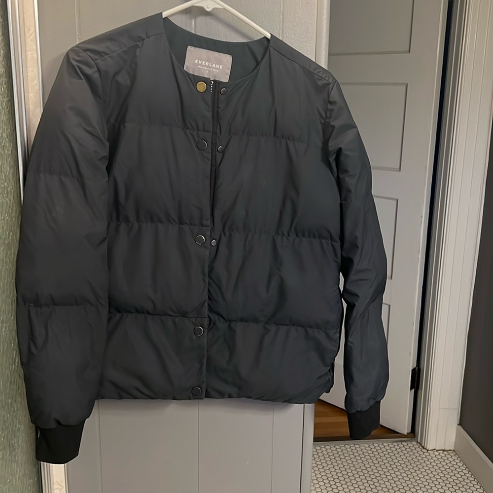 Everlane coat.
